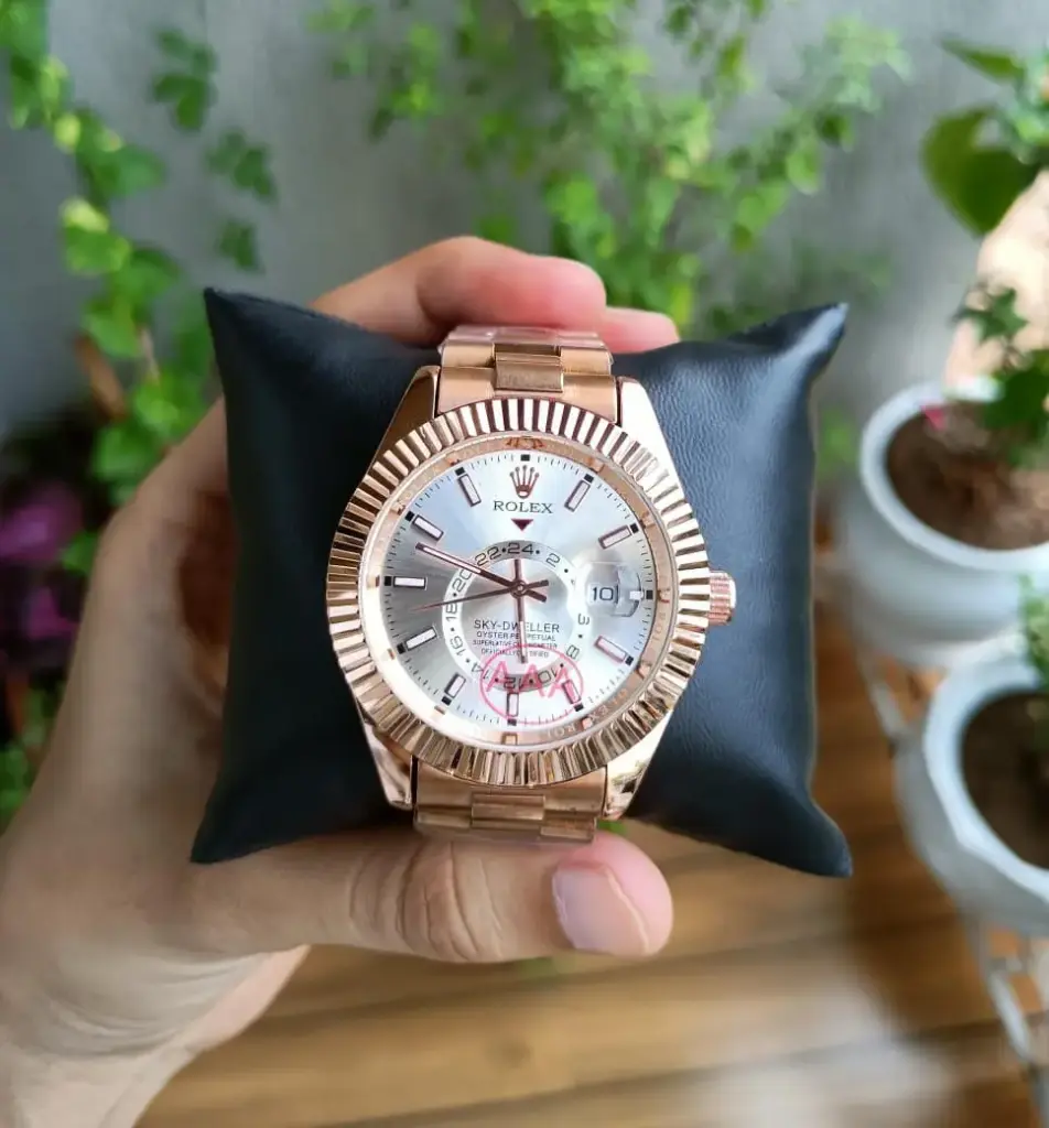 ✨ Luxury Green Dial Day-Date Watch ⌚